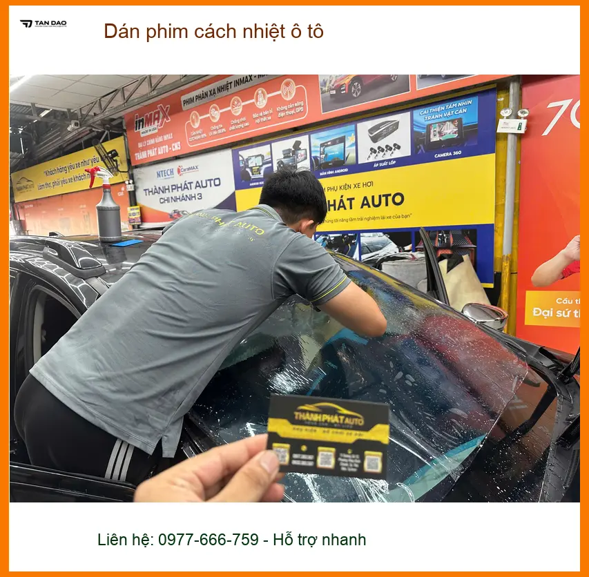Chị Minh dán phim cách nhiệt ô tô cho Hyundai Accent tại Quận 12 để chống nóng, bảo vệ nội thất ảnh thực tế 2