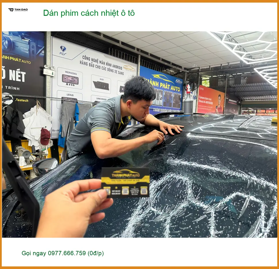 Chị Minh dán phim cách nhiệt ô tô cho Hyundai Accent tại Quận 12 để chống nóng, bảo vệ nội thất ảnh thực tế 4