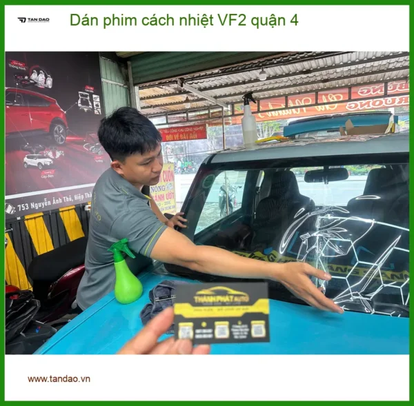 Nơi Dán Phim Cách Nhiệt Ô Tô VF2 quận 4 - Giá Tốt TPHCM