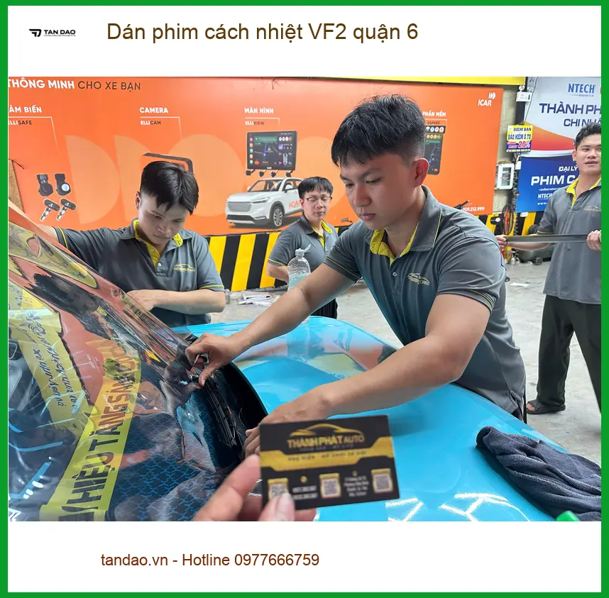 Dịch Vụ Dán Phim Cách Nhiệt Ô Tô VF2 Quận 6 - Gắn Nhanh Trong Ngày