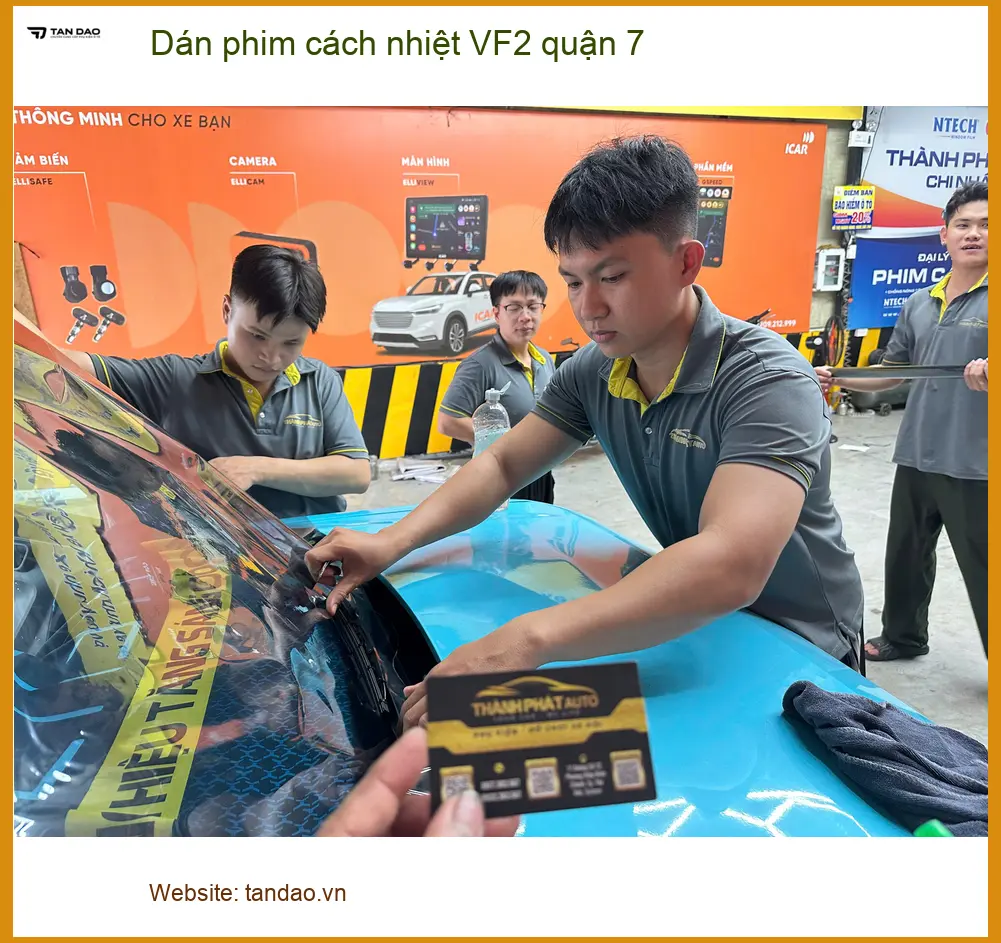 Trung Tâm Dán Phim Cách Nhiệt VF2 Ô Tô Quận 7 - Lắp Đặt Uy Tín TPHCM