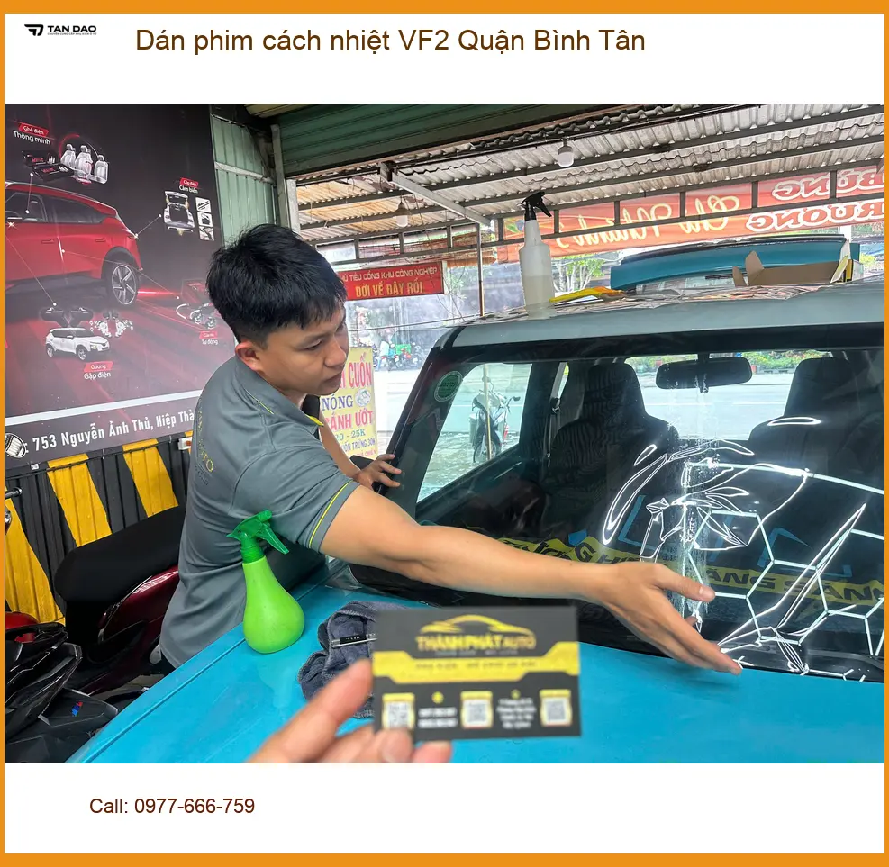 Nơi Dán Phim Cách Nhiệt Ô Tô phim cách nhiệt VF2 Quận Bình Tân - Giá Tốt TPHCM
