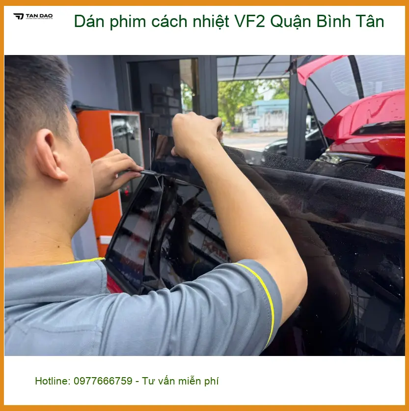 Nơi Dán Phim Cách Nhiệt Ô Tô phim cách nhiệt VF2 Quận Bình Tân - Giá Tốt TPHCM ảnh thực tế 2