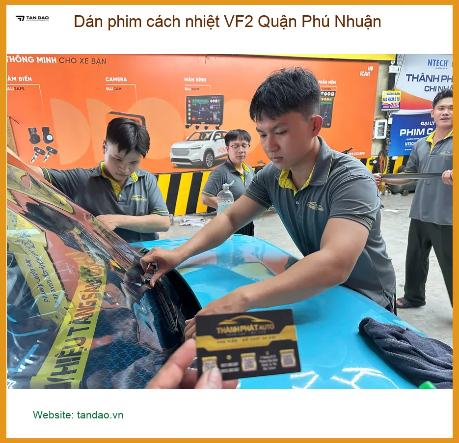 Nơi Dán Phim Cách Nhiệt Ô Tô phim cách nhiệt VF2 Quận Phú Nhuận - Giá Tốt ảnh thực tế 2