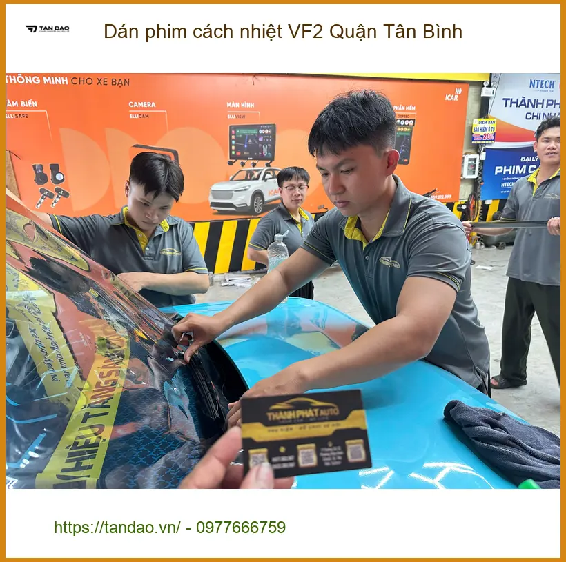 Trung Tâm Dán Phim Cách Nhiệt Ô Tô phim cách nhiệt VF2 Quận Tân Bình - Thi Công Chuyên Nghiệp ảnh thực tế 3