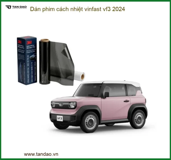 Dán Phim Cách Nhiệt Vinfast VF3 2024 - Địa Chỉ Lắp Đặt Chính Hãng TPHCM