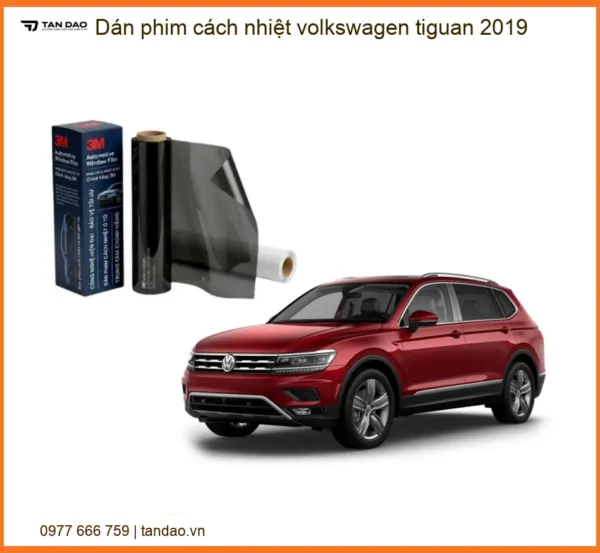 Dán Phim Cách Nhiệt Volkswagen Tiguan 2019 - Địa Chỉ Lắp Đặt Uy Tín TPHCM