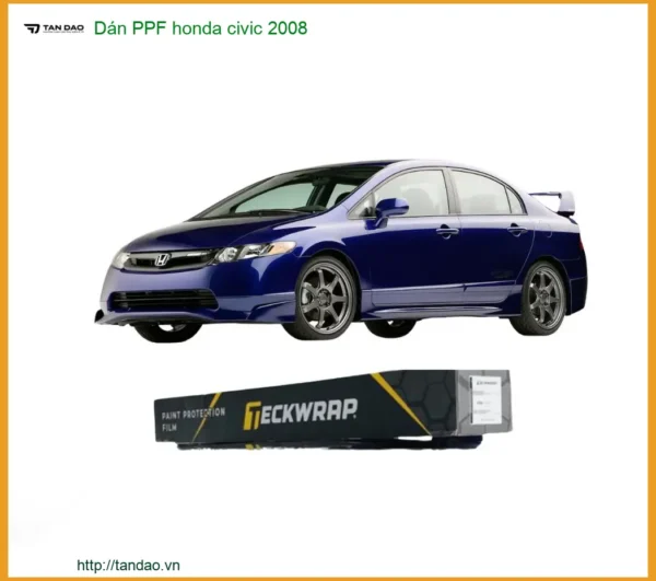 Dán PPF Bảo Vệ Sơn Xe Honda Civic 2008 - Trung Tâm Lắp Đặt Chính Hãng TPHCM