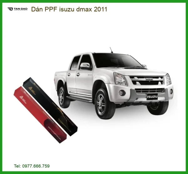 Dán PPF Bảo Vệ Sơn Isuzu Dmax 2011 - Trung Tâm Thi Công Uy Tín TPHCM