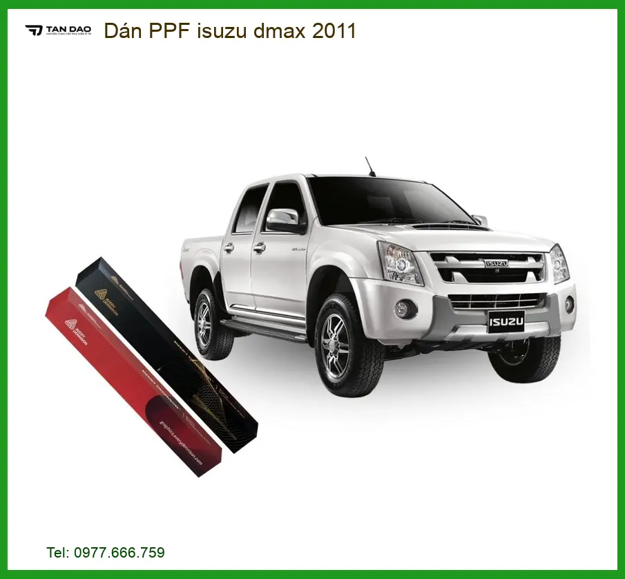 Dán PPF Bảo Vệ Sơn Isuzu Dmax 2011 - Trung Tâm Thi Công Uy Tín TPHCM