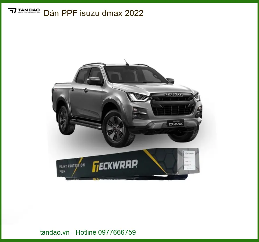 Dán Phim PPF Bảo Vệ Sơn Isuzu Dmax 2022 - Trung Tâm Gắn Uy Tín TPHCM