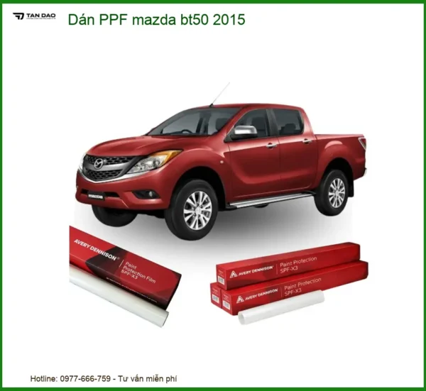 Dán Phim Bảo Vệ PPF Cho Mazda BT-50 2015 - Địa Chỉ Thi Công Chính Hãng TPHCM
