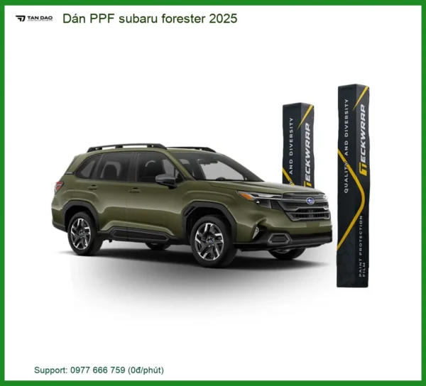Dán PPF Bảo Vệ Sơn Subaru Forester 2025 - Trung Tâm Lắp Đặt PPF Uy Tín TPHCM