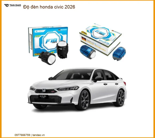 Độ Đèn Honda Civic 2026 - Trung Tâm Lắp Đặt Uy Tín TPHCM