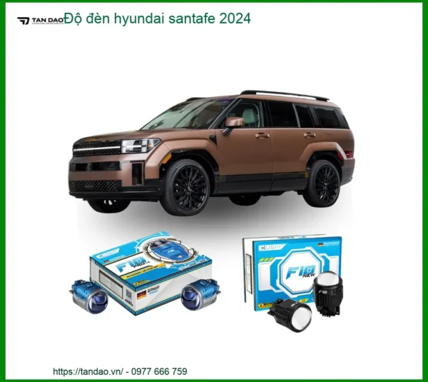 Độ Đèn Hyundai Santafe 2024 - Trung Tâm Độ Đèn Chính Hãng TPHCM