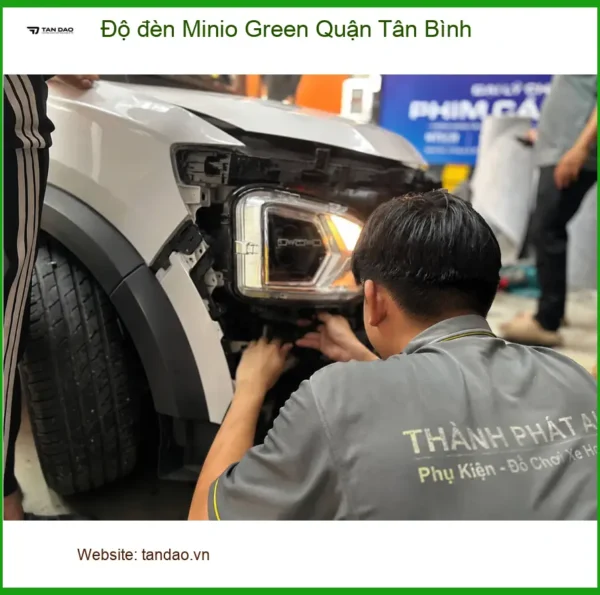 Alternative view of Trung Tâm Độ Đèn Ô Tô đèn Minio Green Quận Tân Bình - Lắp Đặt Uy Tín TPHCM