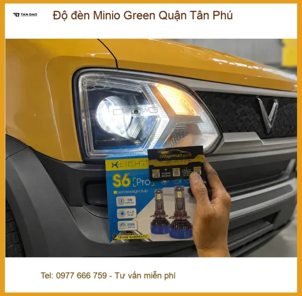 Trung Tâm Độ Đèn Ô Tô đèn Minio Green Quận Tân Phú - Nâng Cấp Chính Hãng