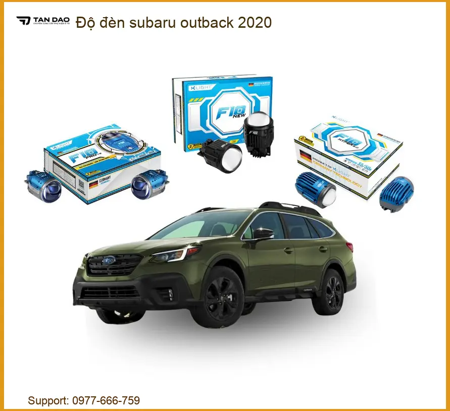 Độ đèn Subaru Outback 2020 - Trung Tâm Chuyên Độ Đèn Chính Hãng Tại TPHCM