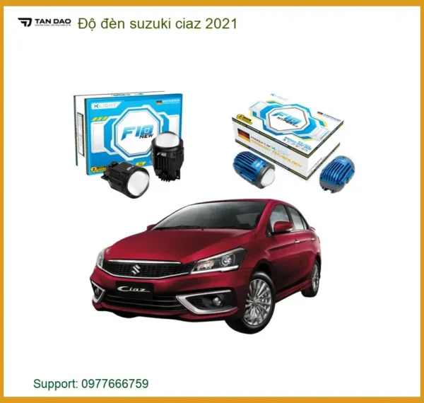 Độ đèn Suzuki Ciaz 2021 - Trung Tâm Nâng Cấp Đèn Chính Hãng Giá Tốt TPHCM