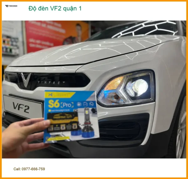 Địa Chỉ Độ Đèn Ô Tô đèn VF2 quận 1 - Lắp Đặt Uy Tín TPHCM