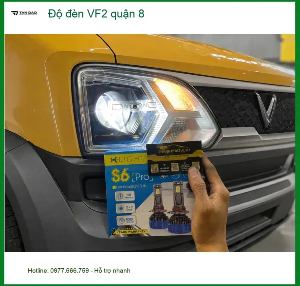 Trung Tâm Độ Đèn Ô Tô đèn VF2 quận 8 - Lắp Đặt Uy Tín TPHCM