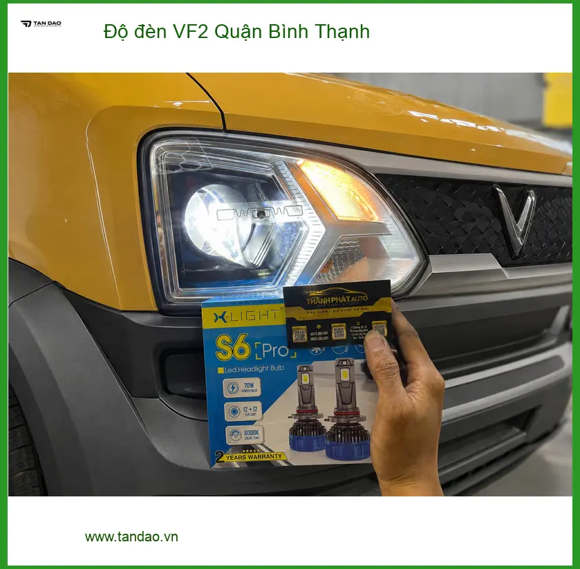 Trung Tâm Độ Đèn Ô Tô đèn VF2 Quận Bình Thạnh - Nâng Cấp Chính Hãng