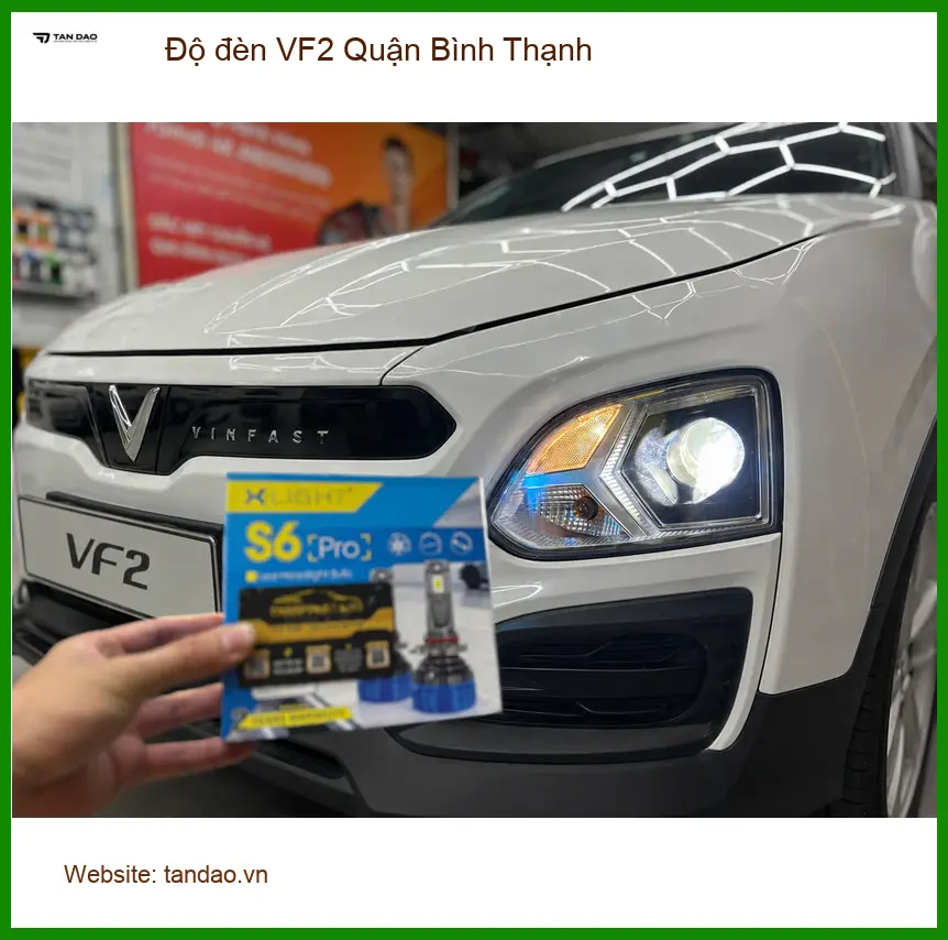 Trung Tâm Độ Đèn Ô Tô đèn VF2 Quận Bình Thạnh - Nâng Cấp Chính Hãng ảnh thực tế 3