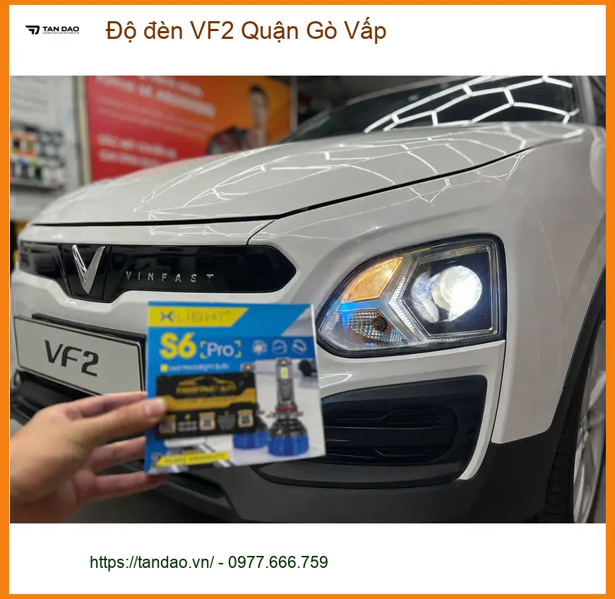 Trung Tâm Nâng Cấp Độ Đèn Ô Tô đèn VF2 Quận Gò Vấp - Nâng Cấp Chính Hãng