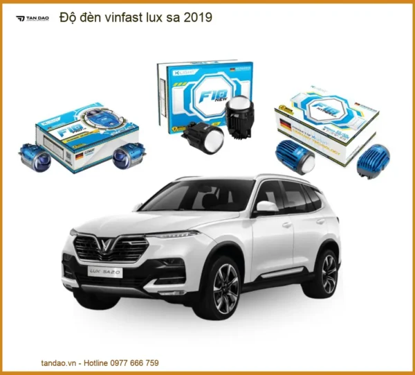 Độ đèn Vinfast Lux SA 2019 - Địa Chỉ Độ Đèn Uy Tín TPHCM