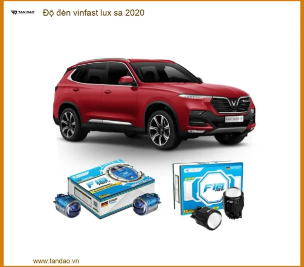 Độ Đèn Vinfast Lux SA 2020 - Địa Chỉ Lắp Đặt Đèn Nâng Cấp Uy Tín TPHCM