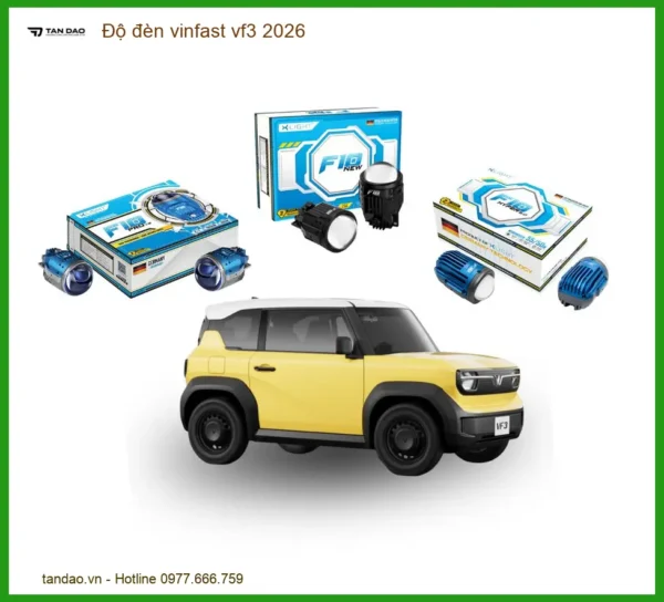 Độ đèn Vinfast VF3 2026 - Nơi Nâng Cấp Đèn Chính Hãng Uy Tín TPHCM