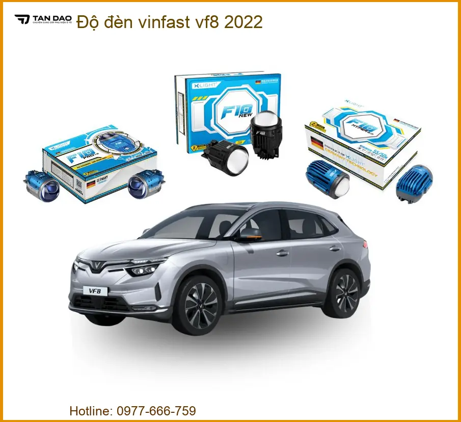 Độ Đèn VinFast VF8 2022 - Trung Tâm Nâng Cấp Đèn Uy Tín TPHCM