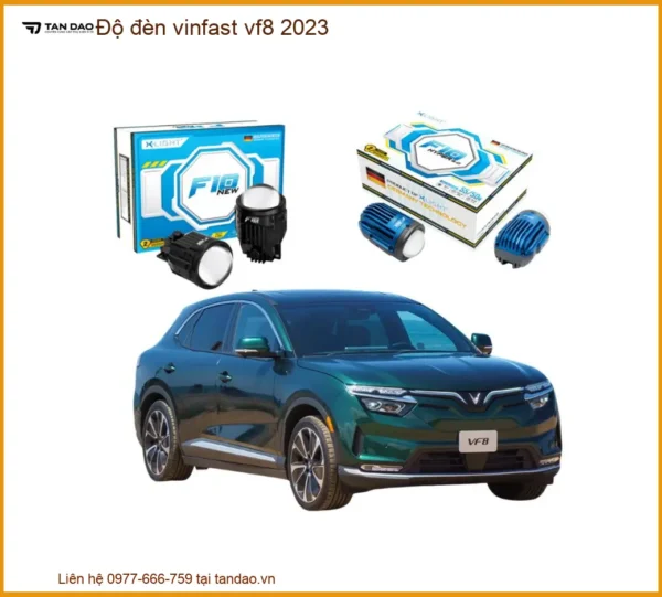 Độ Đèn Vinfast VF8 2023 - Địa Chỉ Lắp Đặt Uy Tín TPHCM