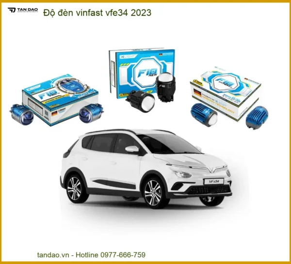 Dịch Vụ Độ Đèn Vinfast VF e34 2023 - Địa Chỉ Lắp Đặt Chính Hãng TPHCM