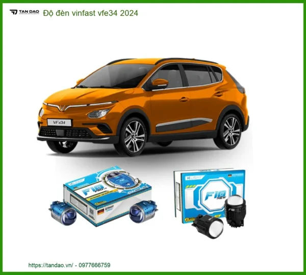 Nâng Cấp Ánh Sáng Vinfast VF e34 2024 - Địa Chỉ Lắp Đặt Chính Hãng TPHCM