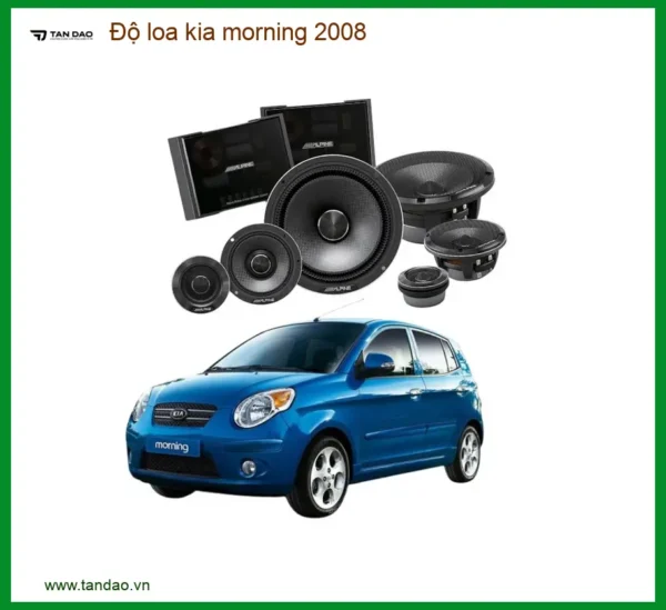 Độ Loa Xe Hơi Kia Morning 2008 - Trung Tâm Nâng Cấp Uy Tín TPHCM