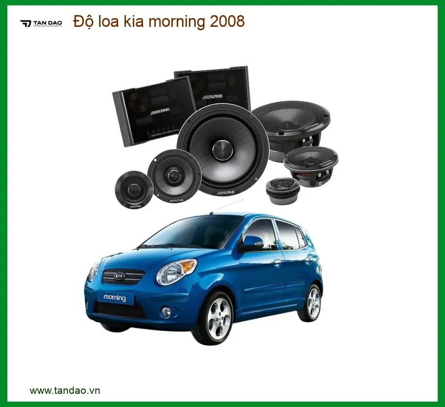 Độ Loa Xe Hơi Kia Morning 2008 - Trung Tâm Nâng Cấp Uy Tín TPHCM