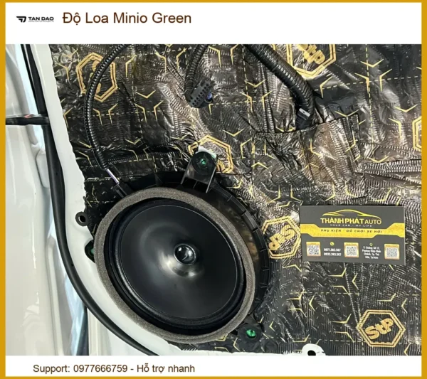 Độ Loa Sub Minio Green Chính Hãng - Trung Tâm Lắp Đặt Uy Tín TPHCM
