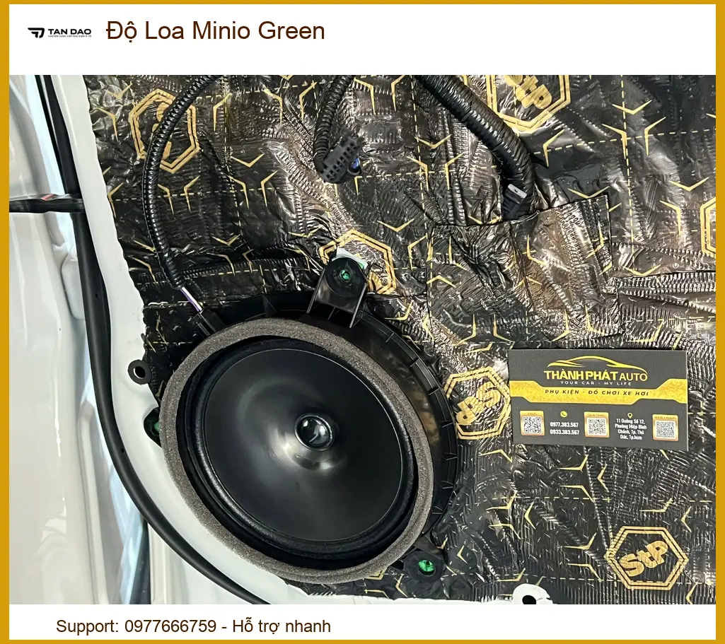 Độ Loa Sub Minio Green Chính Hãng - Trung Tâm Lắp Đặt Uy Tín TPHCM
