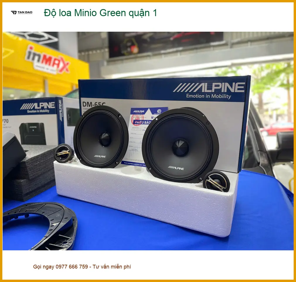 Trung Tâm Nâng Cấp Độ Loa Ô Tô loa Minio Green quận 1 - Nâng Cấp Chính Hãng ảnh thực tế 3