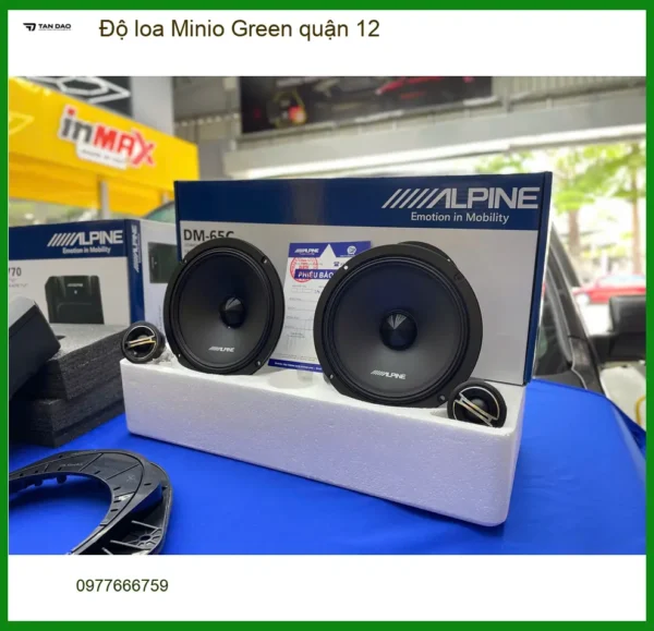 Trung Tâm Độ Loa Ô Tô loa Minio Green quận 12 - Thi Công Chuyên Nghiệp