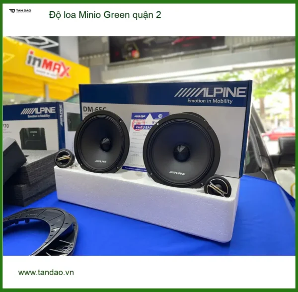 Trung Tâm Độ Loa Ô Tô loa Minio Green quận 2 - Nâng Cấp Chính Hãng