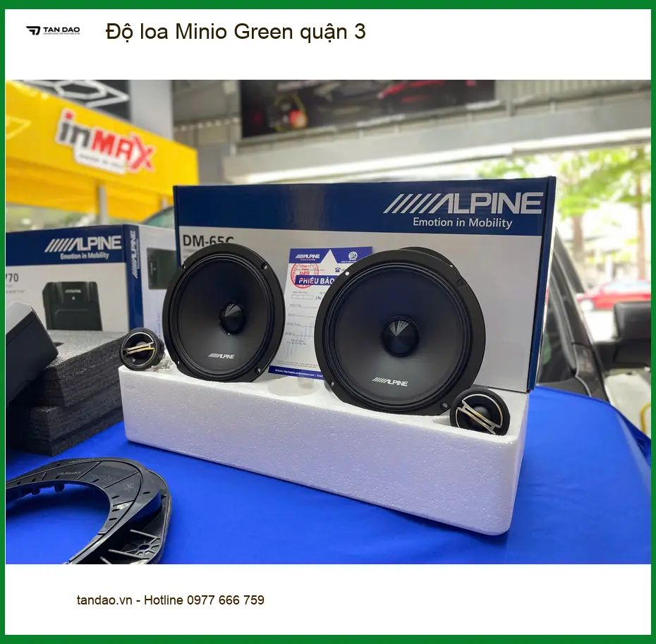 Địa Chỉ Độ Loa Ô Tô loa Minio Green quận 3 - Lắp Đặt Uy Tín TPHCM