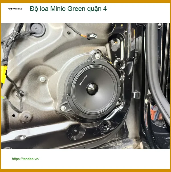 Trung Tâm Độ Loa Ô Tô loa Minio Green tại quận 4 - Thi Công Chuyên Nghiệp