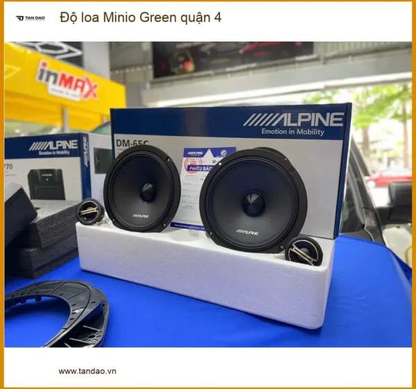 Alternative view of Trung Tâm Độ Loa Ô Tô loa Minio Green tại quận 4 - Thi Công Chuyên Nghiệp