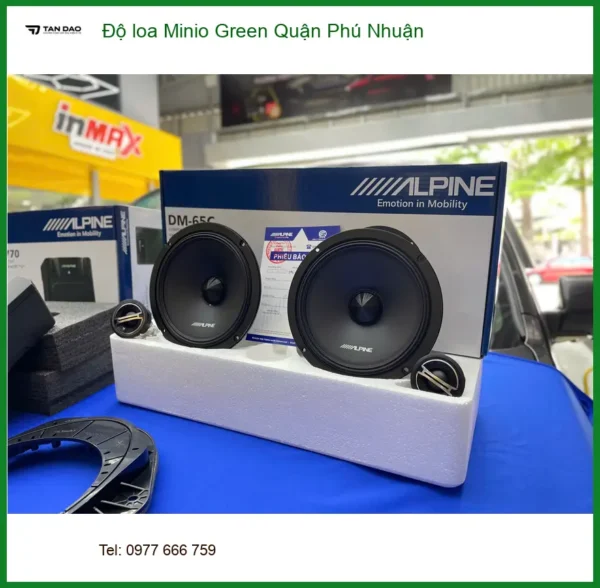 Trung Tâm Độ Loa Ô Tô loa Minio Green Quận Phú Nhuận - Thi Công Chuyên Nghiệp