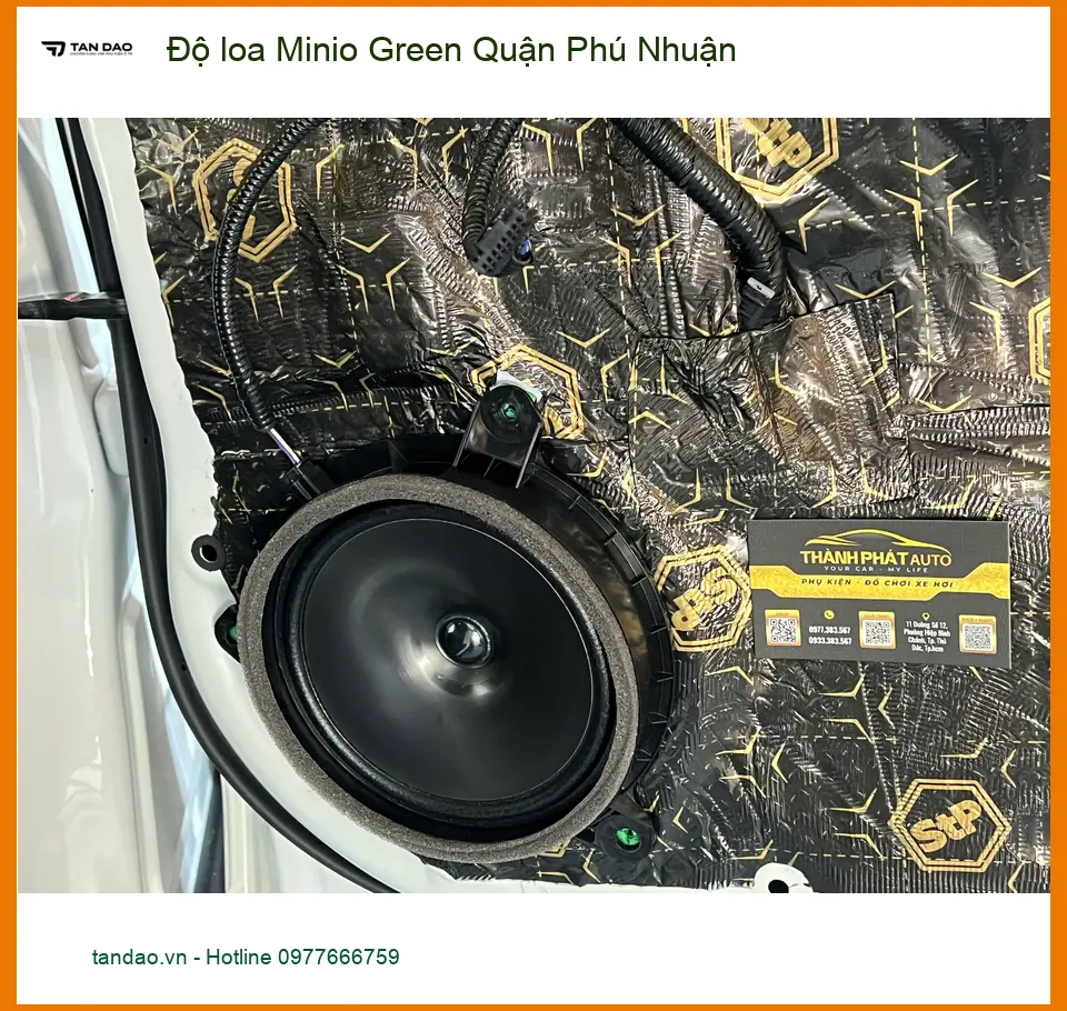 Trung Tâm Độ Loa Ô Tô loa Minio Green Quận Phú Nhuận - Thi Công Chuyên Nghiệp ảnh thực tế 3
