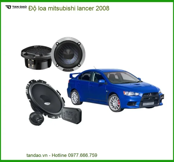 Nâng Cấp Âm Thanh Loa Mitsubishi Lancer 2008 - Địa Chỉ Độ Uy Tín TPHCM