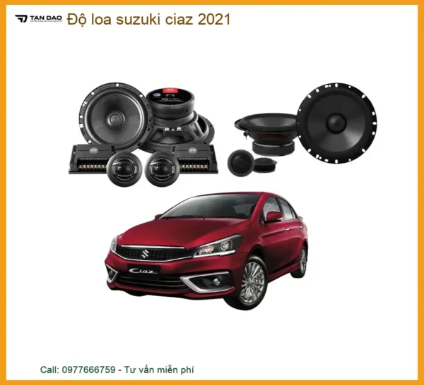 Độ Loa Suzuki Ciaz 2021 - Trung Tâm Nâng Cấp Âm Thanh Chính Hãng TPHCM