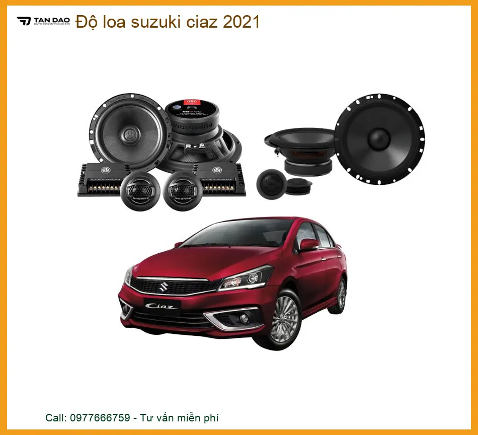 Độ Loa Suzuki Ciaz 2021 - Trung Tâm Nâng Cấp Âm Thanh Chính Hãng TPHCM